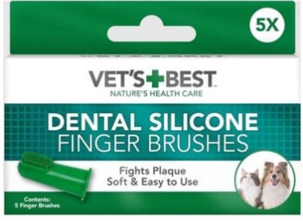 Picture of Vets Best  Vb Silikon Başlıklı Parmak Diş Fırçası	