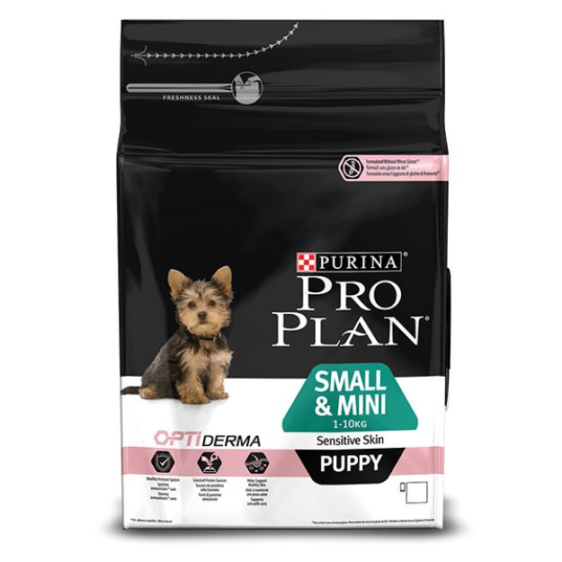 Picture of Pro Plan Puppy Small Sensitive Hassas Küçük Irk Somonlu Köpek Maması 3Kg 