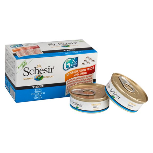 Picture of Schesir Tonnetto Ton Balıklı Yetişkin Kedi Konservesi 6x50 Gr