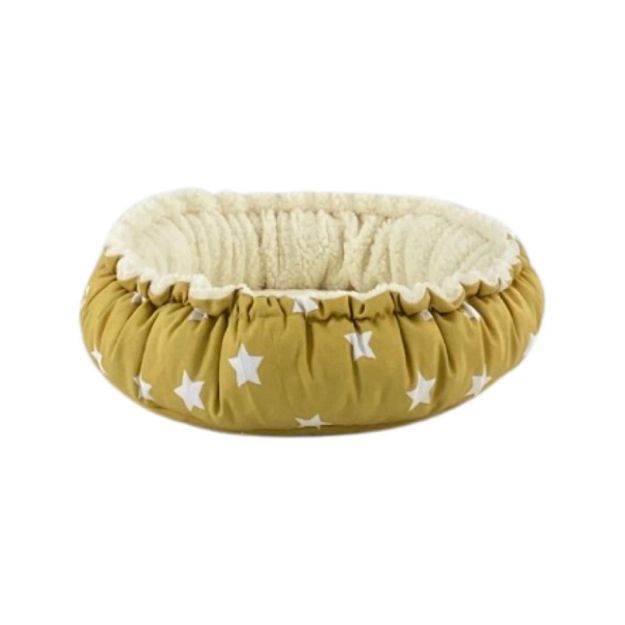 Picture of Pet Comfort Sunflower Kedi Kopek Yatak Cift Taraf Sarı Pelus 85cm 7825
