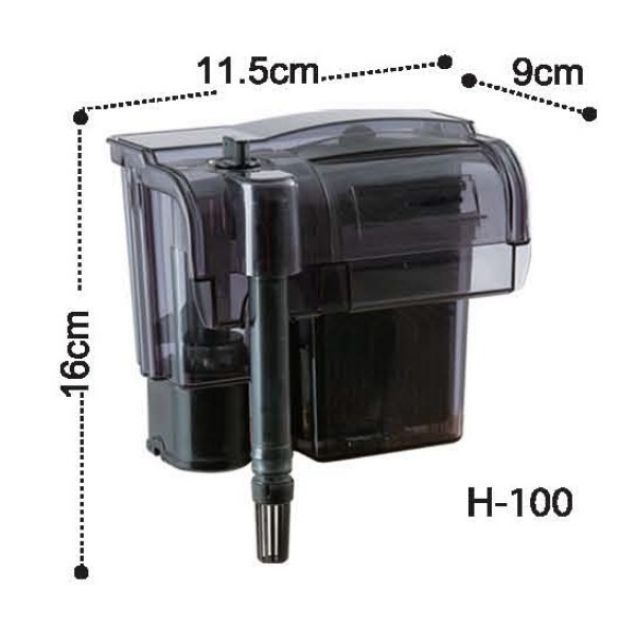 Picture of Dophin H100 Askılı Filtre Şelale Filtre 230 L/h