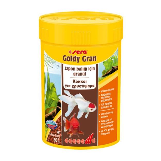 Picture of Sera Goldy Gran Japon ve Soğuksu Balıkları için Granür Yem 100 ml