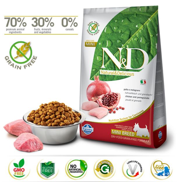 Picture of N&D Prıme Tavuk Nar Adult Mını 2,5 Kg