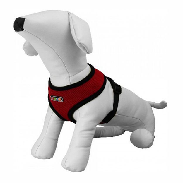 Picture of Yumuşak Dokulu Köpek Göğüs Tasması Small Kırmızı