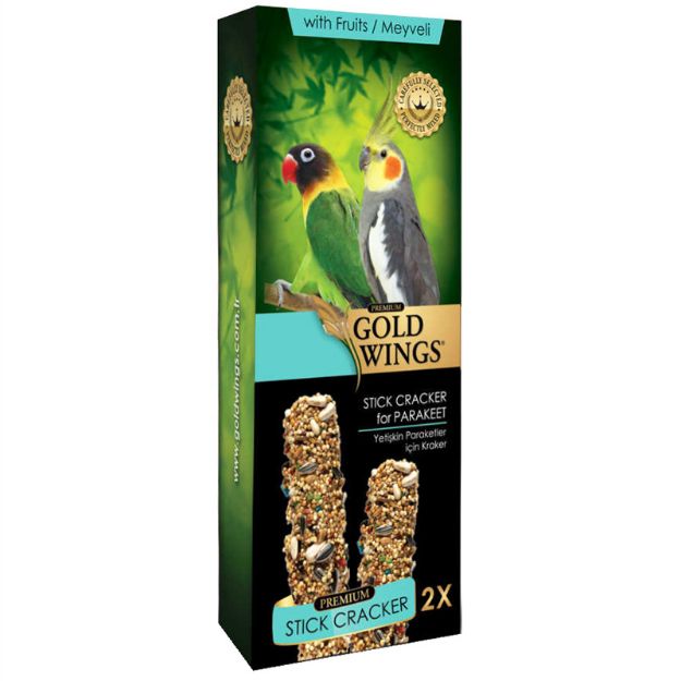 Picture of Gold Wings Premium Meyveli Paraket Krakeri 2 li