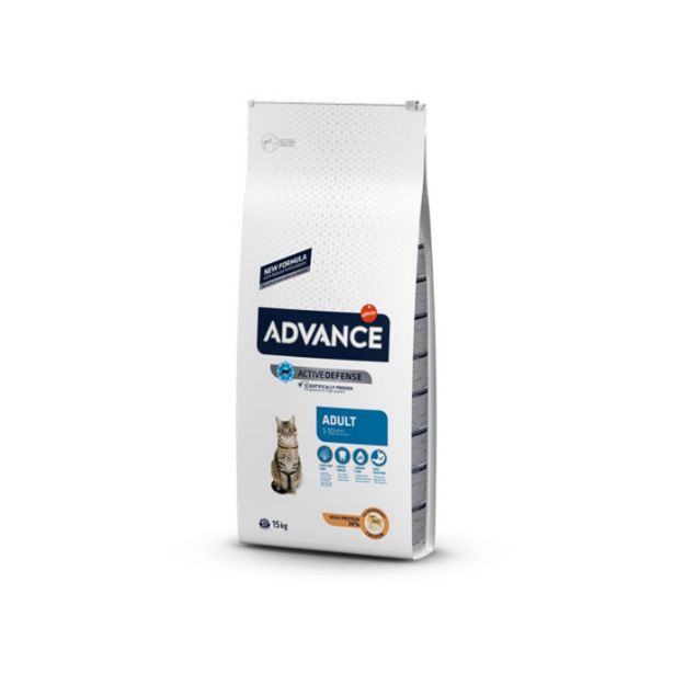 Picture of Advance Cat Tavuklu Pirinçli Yetişkin Kedi Maması 15Kg