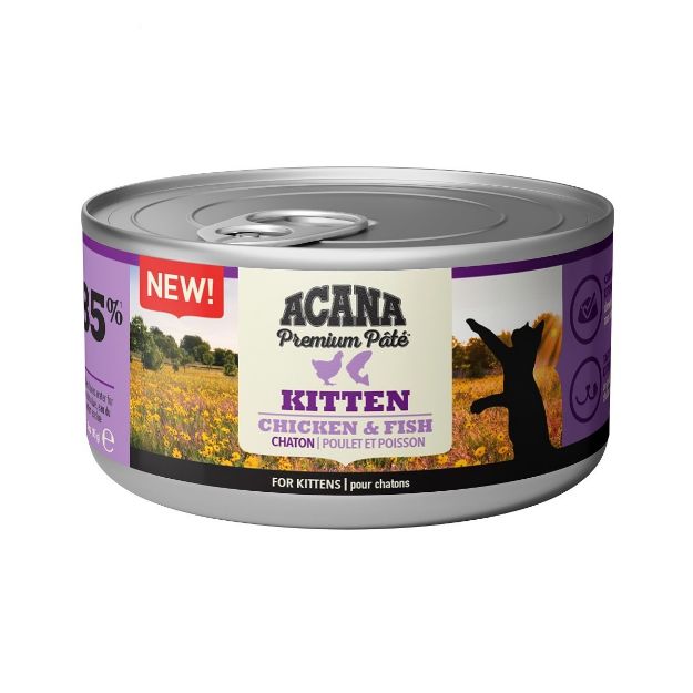 Picture of Acana Premium Pate (Ezme) Tavuklu ve Balıklı Yavru Kedi Konservesi 85 Gr