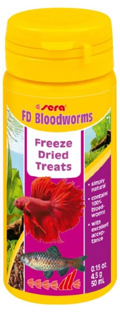 Picture of Sera FD Rote Mückenlarven Kankurdu Süs Balıkları için Yem 50 Ml