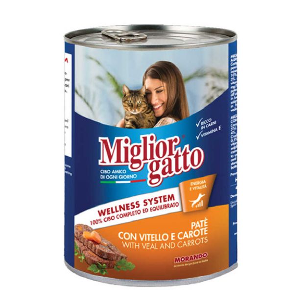 Picture of Miglior Gatto Sebzeli Dana Etli Ezme Yetişkin Kedi Konservesi 400gr