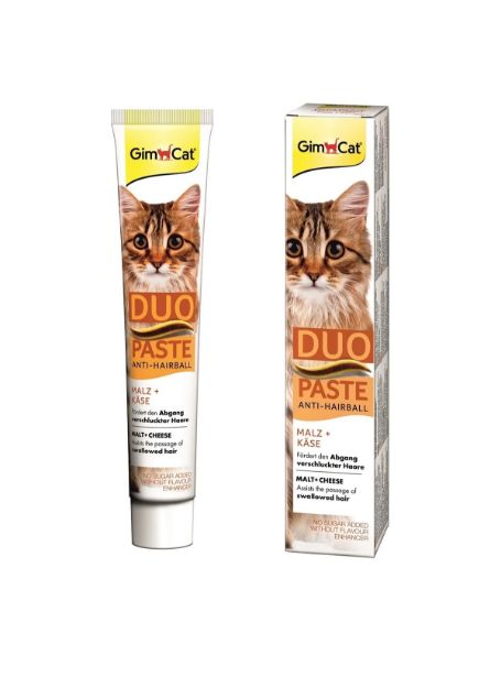 Picture of Gimcat Anti-Hairball Duo Paste Peynir ve Maltlı Kedi Macunu 50 Gr