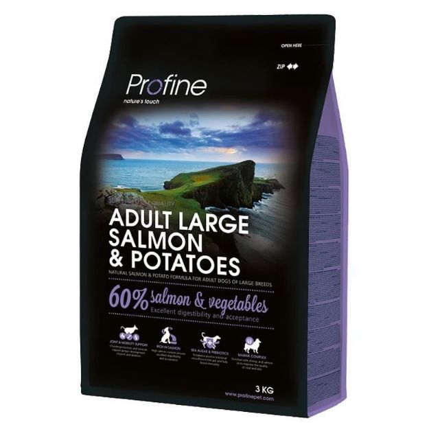 Picture of Profine Adult Large Somonlu & Patatesli Büyük Irk Yetişkin Köpek Maması 3Kg