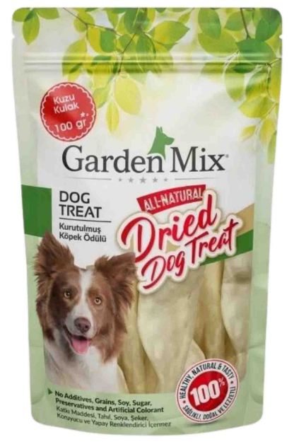 Picture of Garden Mix Kurutulmuş Kuzu Kulak Köpek Ödülü 100gr