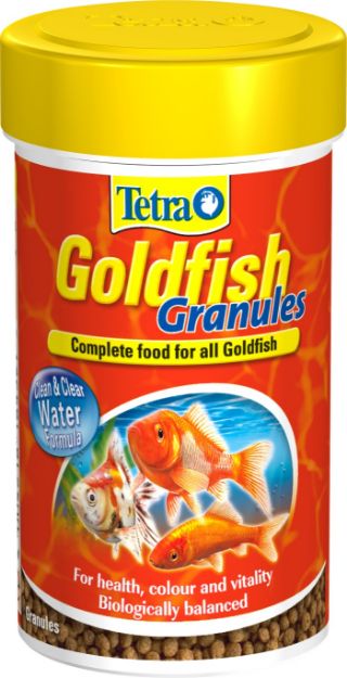 Picture of Tetra Goldfish Granules Japon Balıkları için Garanül Yem 100 ml