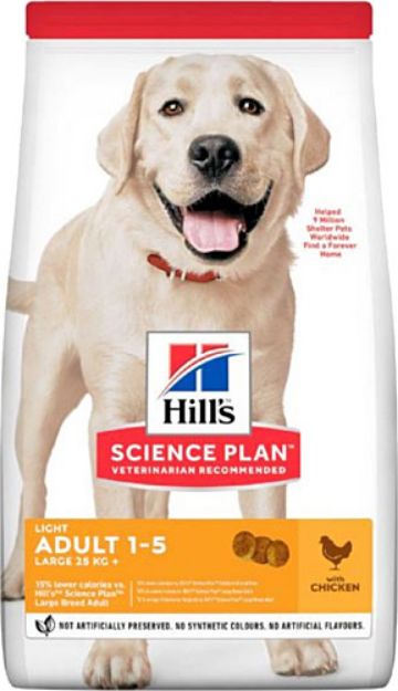 Picture of Hills Light Large Breed Büyük Irk Tavuklu Diyet Köpek Maması 14 Kg