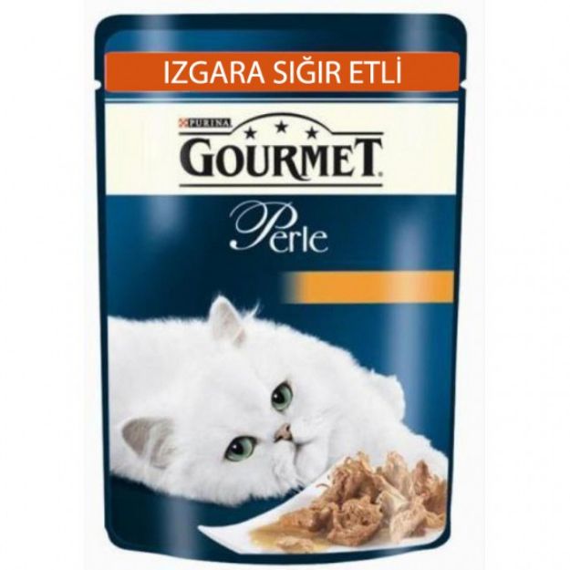 Picture of Gourmet Perle Izgara Sığır Etli Kedi Konservesi 85Gr