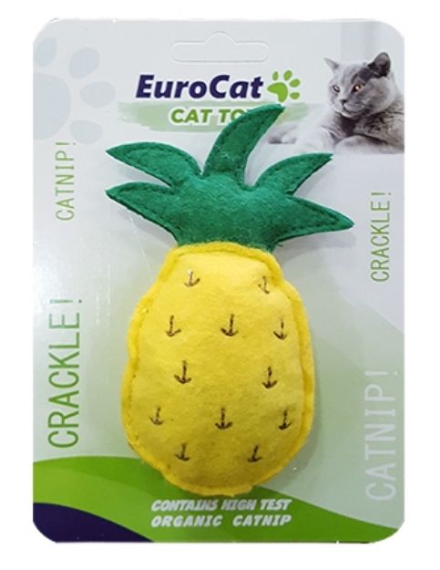 Picture of Eurocat Catnipli Kedi Oyuncağı Ananas Figürü