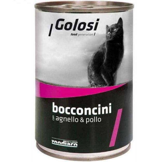 Picture of Golosi Kuzu Etli Tavuklu Kedi Konservesi 400 Gr