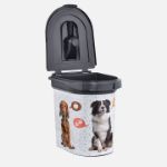 Picture of Natura Tekerlekli Plastik Mama Kovası 33 Lt PT-280