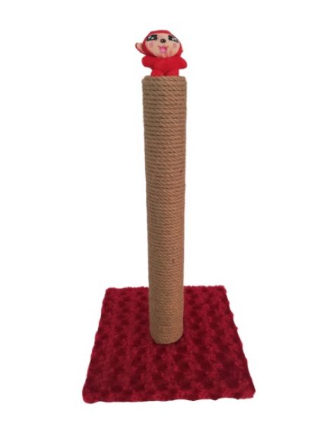 Picture of PetPretty Oyuncaklı Kedi Tırmalama Tahtası 50 Cm Kırmızı