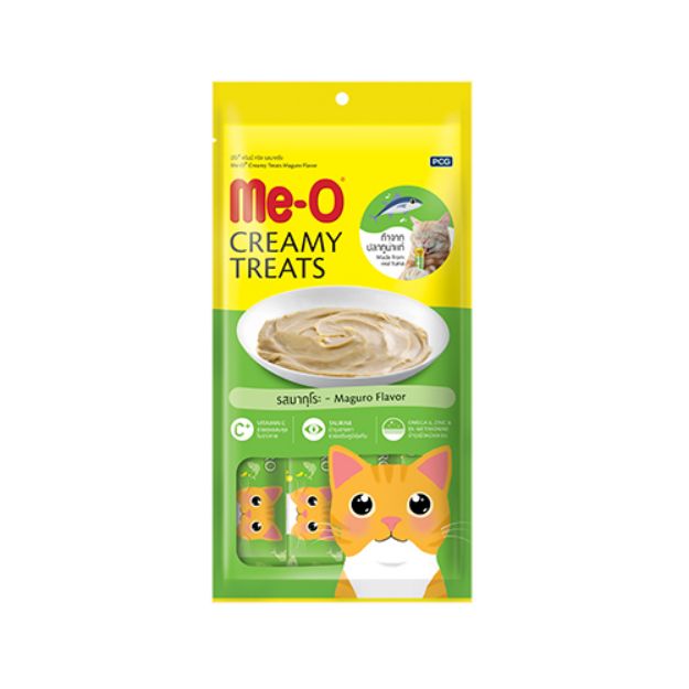 Picture of Me-O Mavi Yüzgeçli Orkinos Balıklı Kedi Sıvı Ödül Maması 4x15 Gr