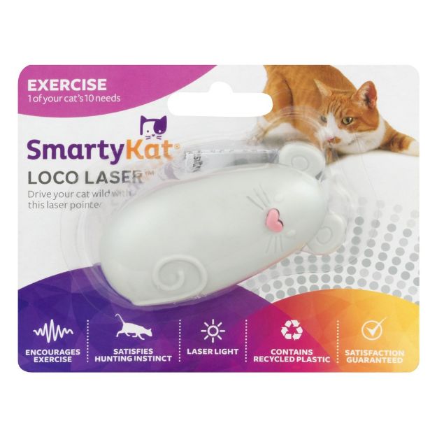 Picture of SmartyKat Loco Laser Lazerli Hareketli Fare Kedi Oyuncağı