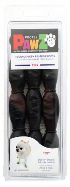 Picture of Pawz Köpek Galoşu Tiny Siyahi 12 li paket