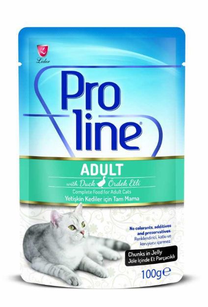 Picture of Pro Line Ördek Etli Yaş Kedi Maması 100 Gr