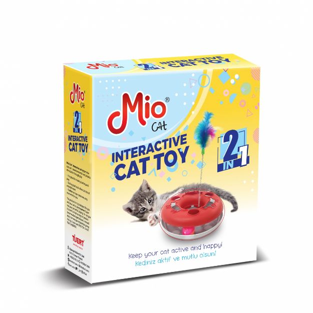 Picture of Mio 2'si 1 Arada İnteraktif Kedi Oyuncağı 