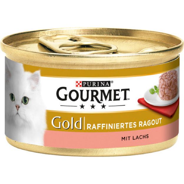 Picture of Gourmet Gold Savoury Cake Somonlu Kedi Konservesi 85 Gr