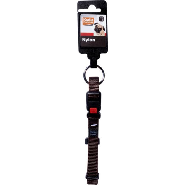 Picture of Flamingo Köpek Boyun Tasması Kahve 45-65 cm 