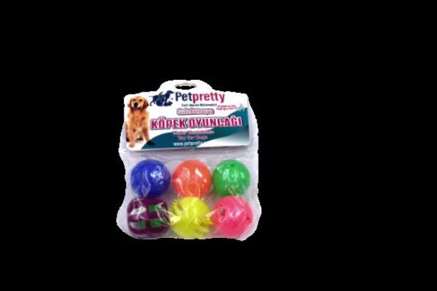 Picture of Pet Pretty Kedi Oyun Topu Zilli 6 Lı