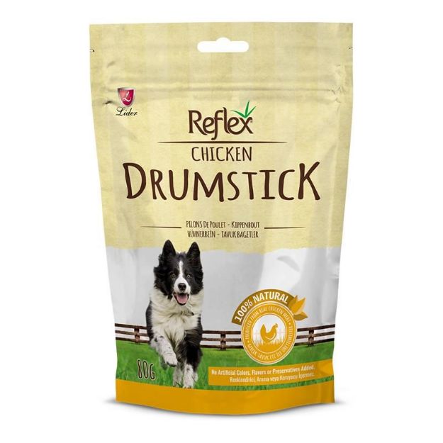 Picture of Reflex Drum Sticks Tavuklu Baget Köpek Ödülü 80 Gr