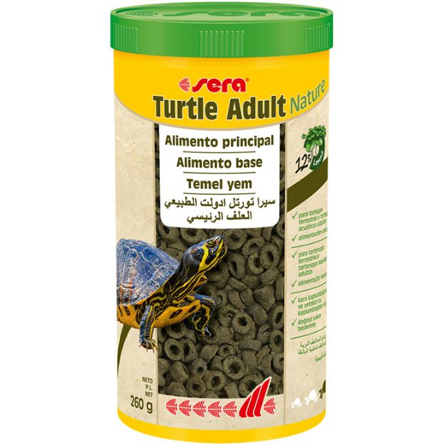 Picture of Sera Turtle Adult Nature Otçul Kaplumbağa Yemi 1000 ML