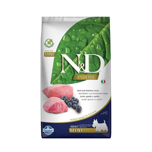 Picture of N&D Prıme Kuzu Y.Mersın Adult Mını 2,5 Kg 