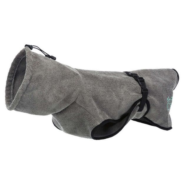 Picture of Trixie Köpek Havlu Bornoz, M : 50 cm, Gri