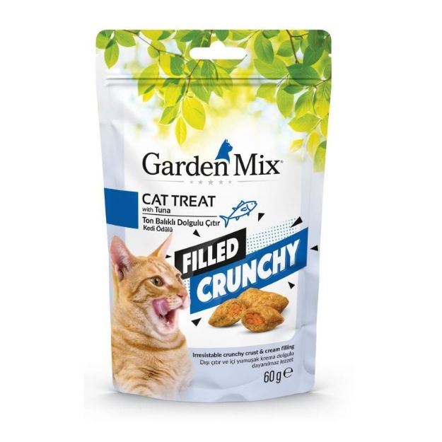 Picture of Garden Mix Ton Balıklı İçi Dolgulu Kedi Ödülü 60 Gr