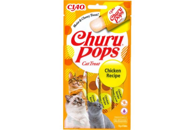 Picture of Ciao Churu Pops Tavuklu Kedi Ödül Kreması 4 x 15 Gr