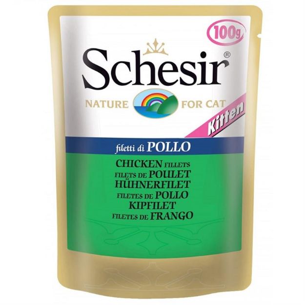 Picture of Schesir Tavuk Filote Yavru  Kedi Pouch Konserve 100 gr