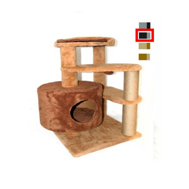 Picture of Natura Kedi Tırmalama Evi Ladder Siyah 50 x 70 x 90 Cm
