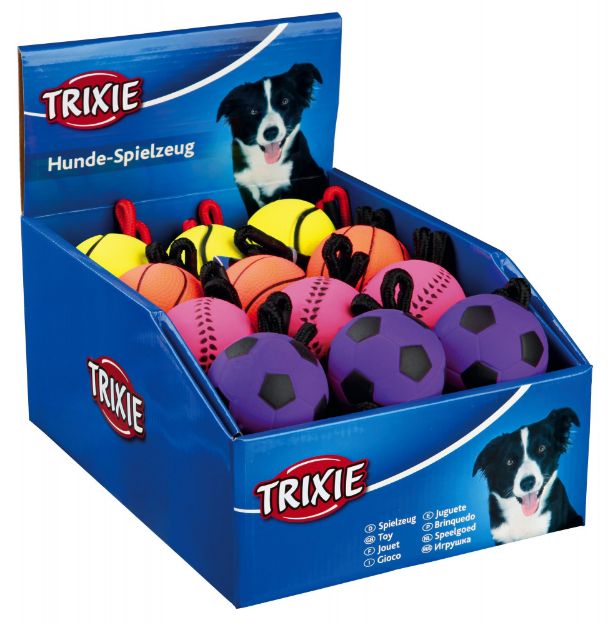 Picture of Trixie Köpek İpli Fosforlu Kauçuk Top, Ø6 Cm/30 Cm