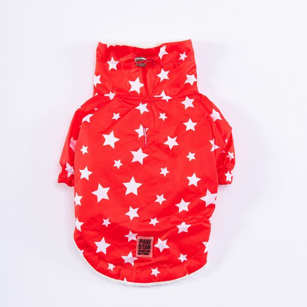 Picture of Pawstar Red Stars Big Raincoat 4xl