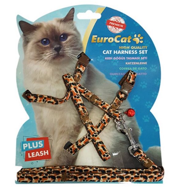 Picture of Eurocat Kedi Göğüs Tasması Leopar Desenli