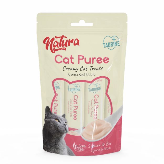 Picture of Natura Kedi Püre Kremli Somon Dana Ödül 5 Adet