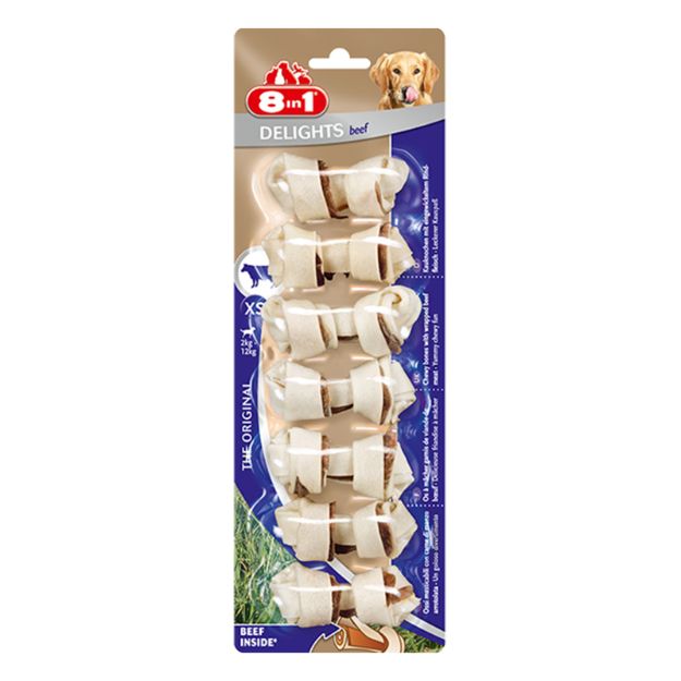 Picture of 8in1 Delights 7 li Burgu Kemik Biftekli XS