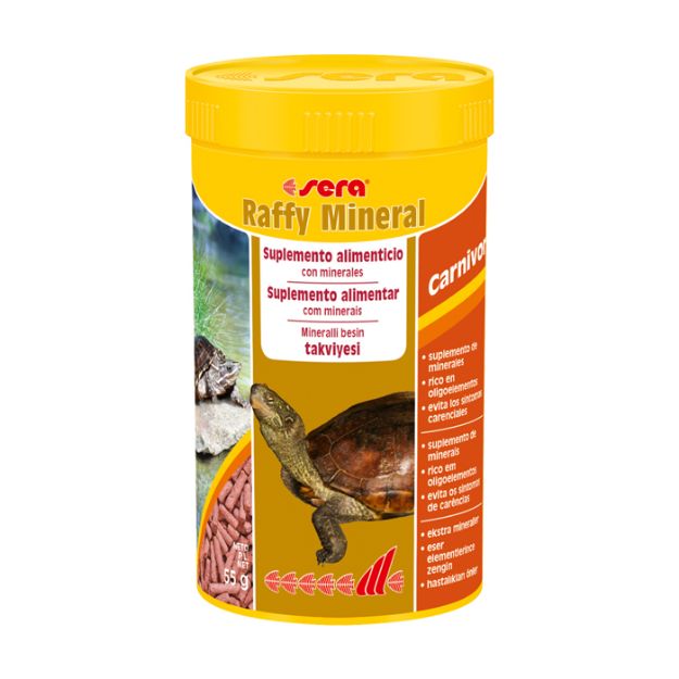 Picture of Sera Raffy Mineral Sürüngen ve Kaplumbağa için Mineralli Çubuk Yem 250 ml