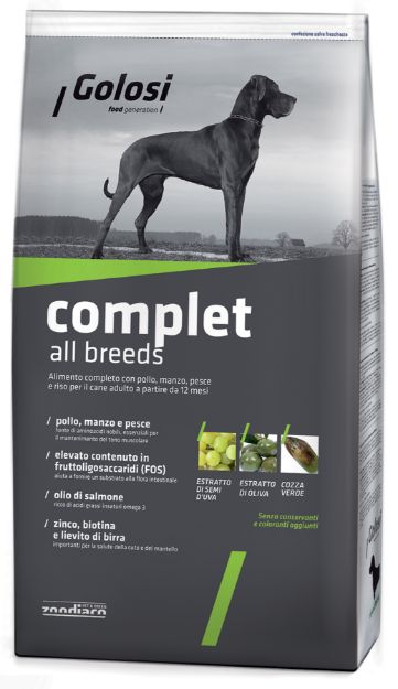 Picture of Golosi Complet All Breeds Tüm Irklar için Köpek Maması 12 Kg