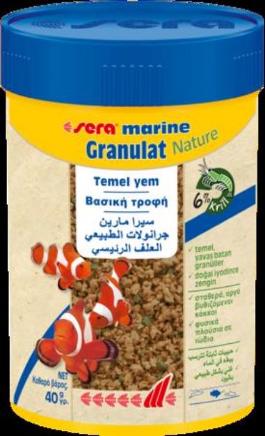 Picture of Sera Marine Granulat Tuzlu Su Balık Yemi 250 Ml 116 Gr