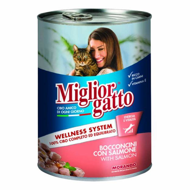 Picture of Miglior Gatto Somon Balıklı Kedi Konservesi 405 gr