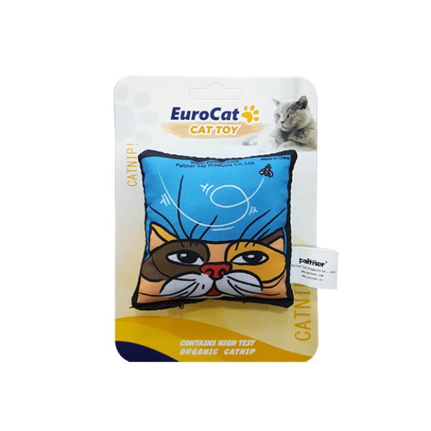Picture of Eurocat Catnipli Kedi Oyuncağı Mavi Yastık