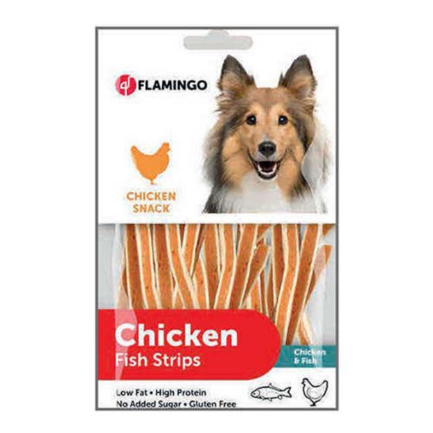 Picture of Flamingo Chick n Balık Etli Uzun Sandviç Köpek Ödülü 85 gr